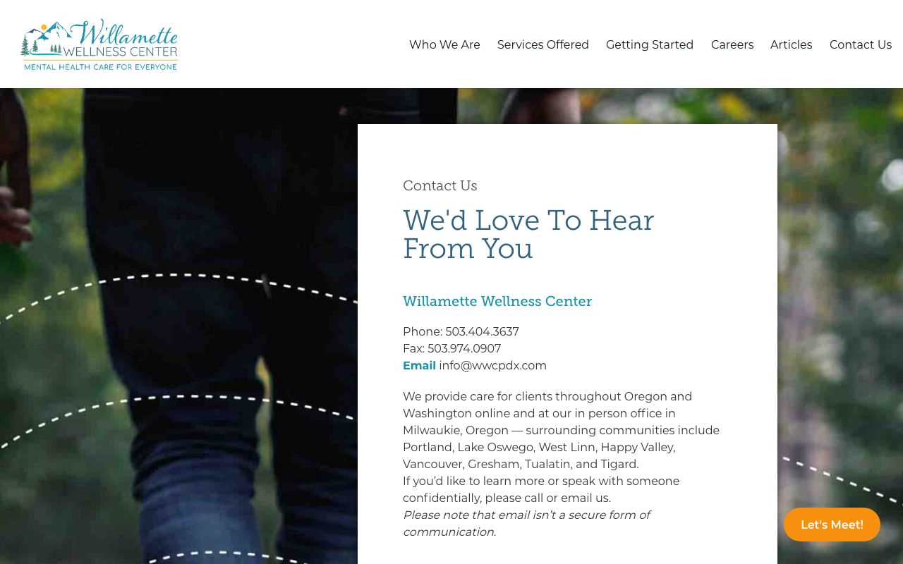 Willamette Wellness Center