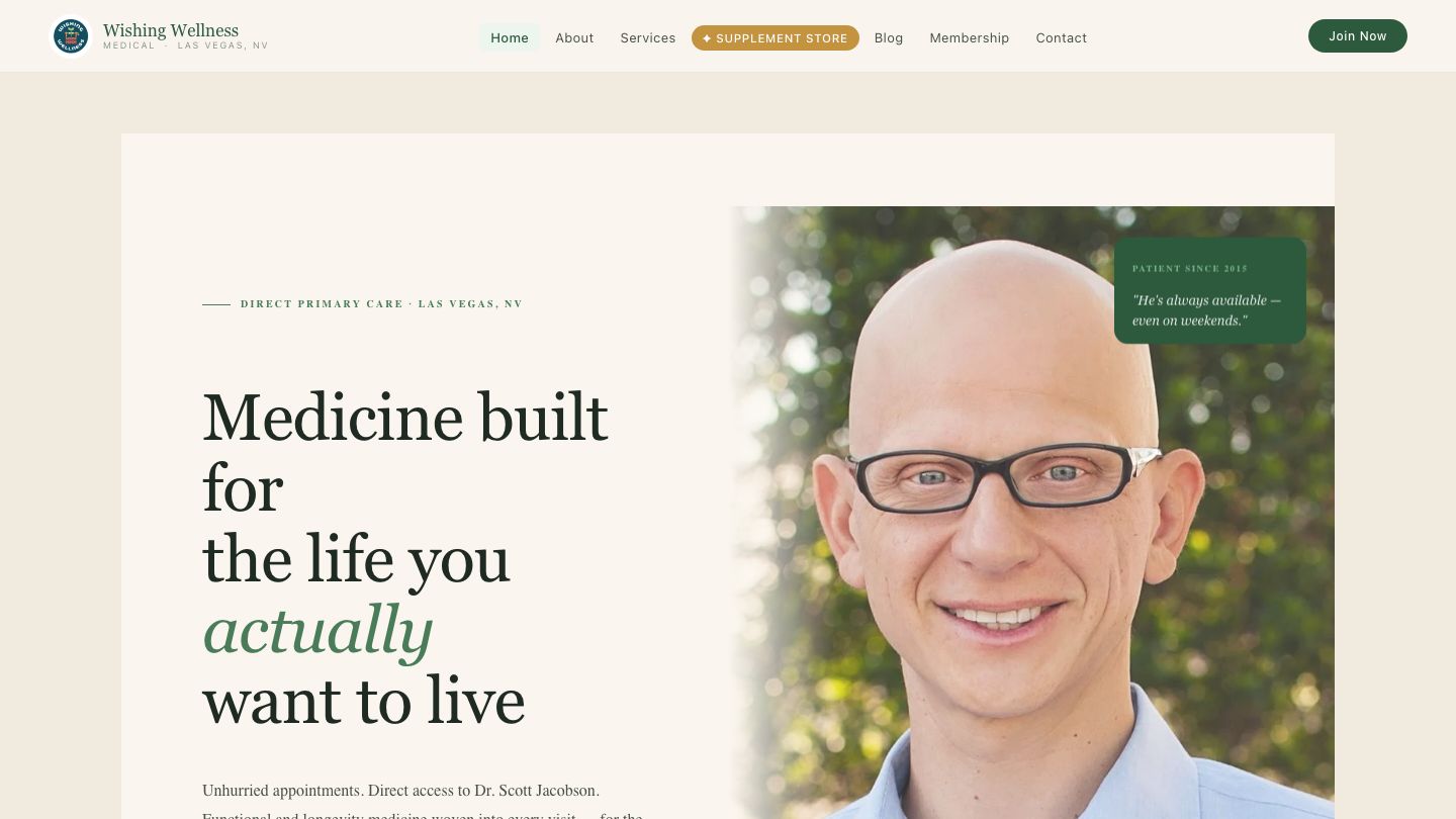 Wishing Wellness Medical: Jacobson Scott N MD