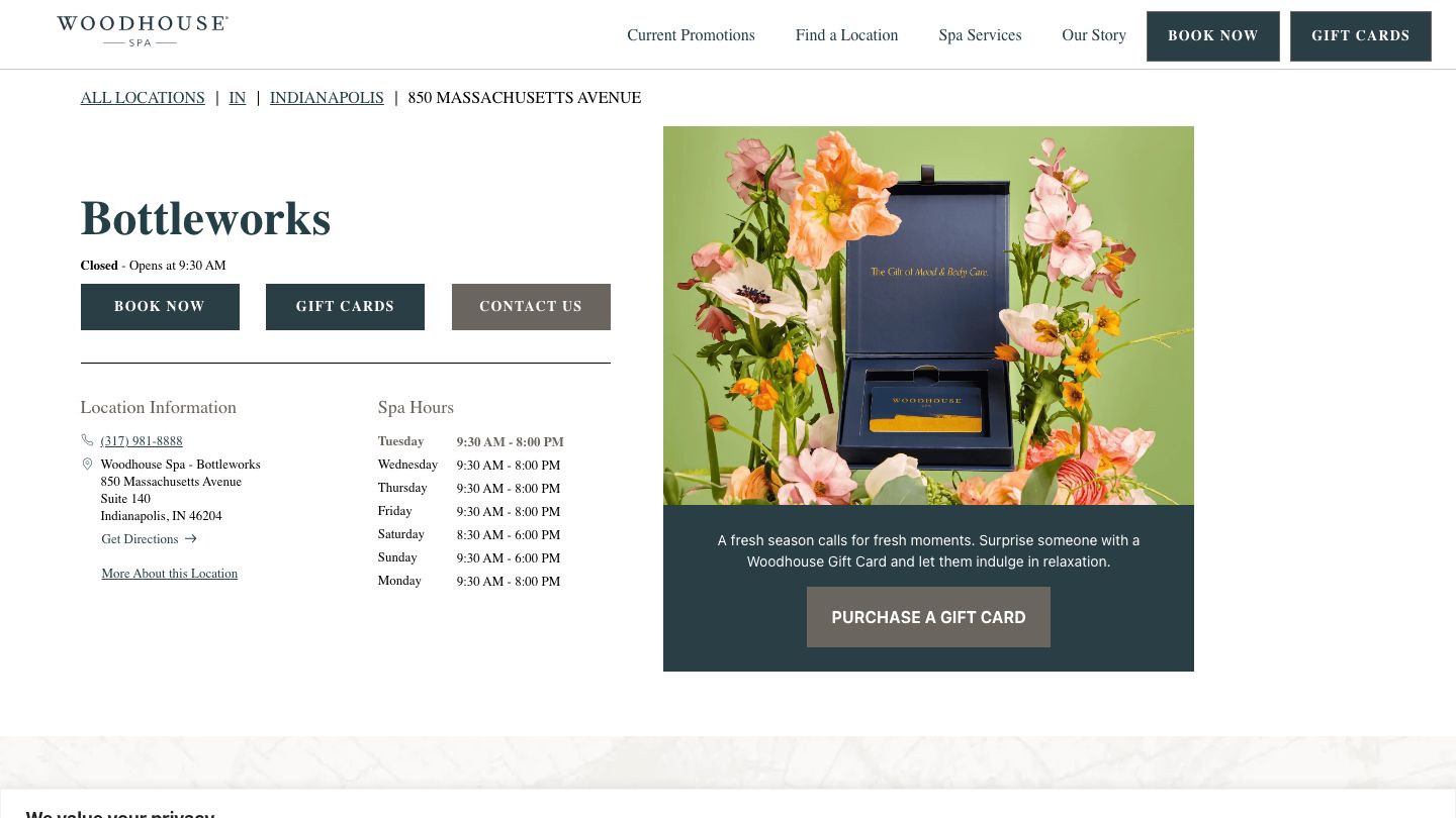 Woodhouse Spa - Bottleworks