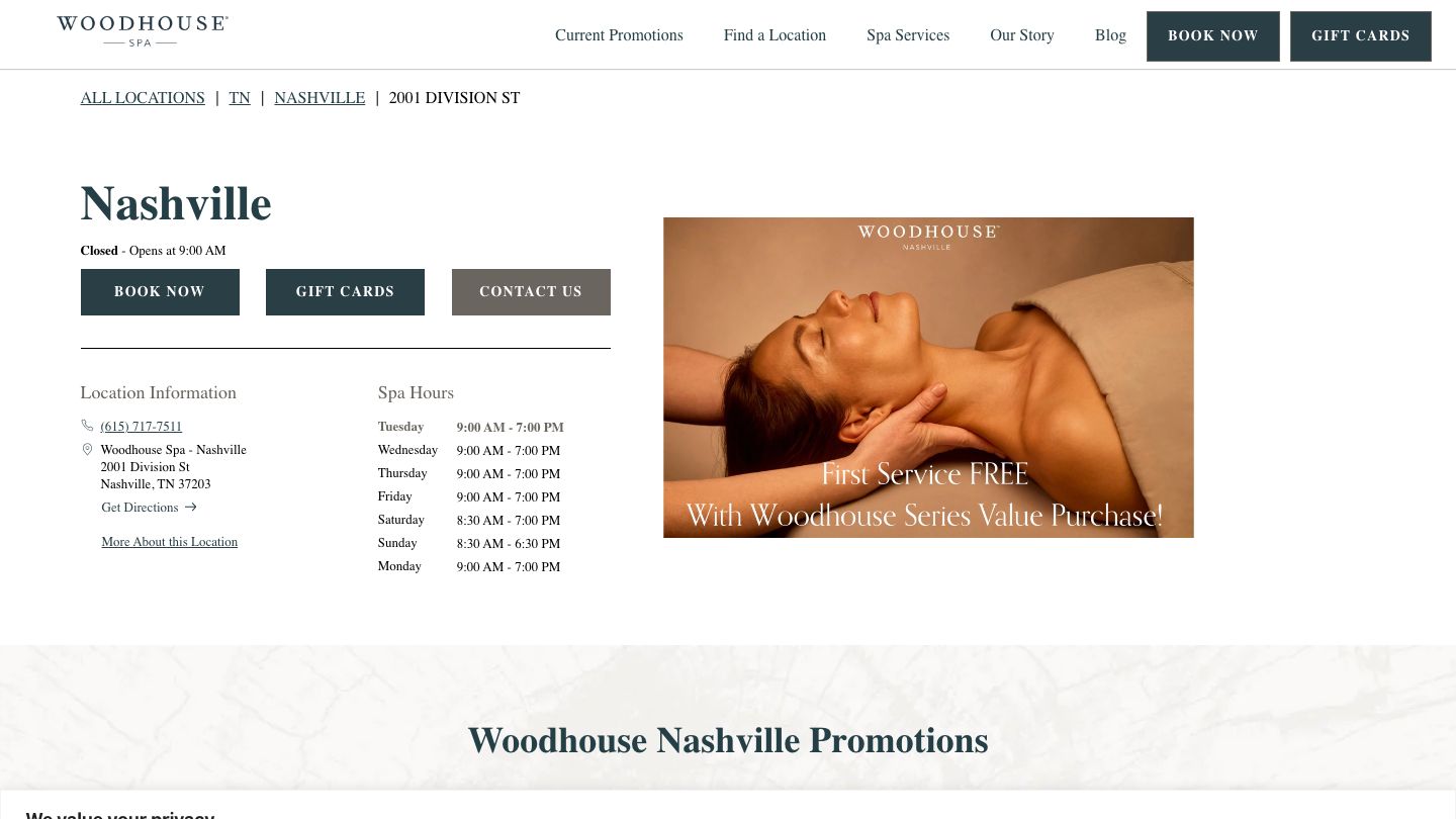 Woodhouse Spa - Nashville