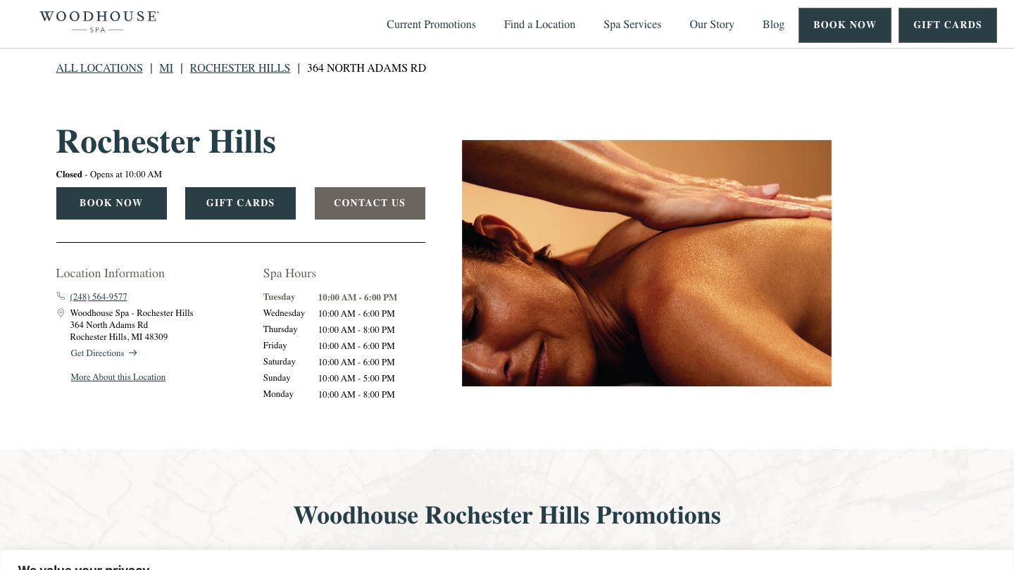 Woodhouse Spa - Rochester Hills