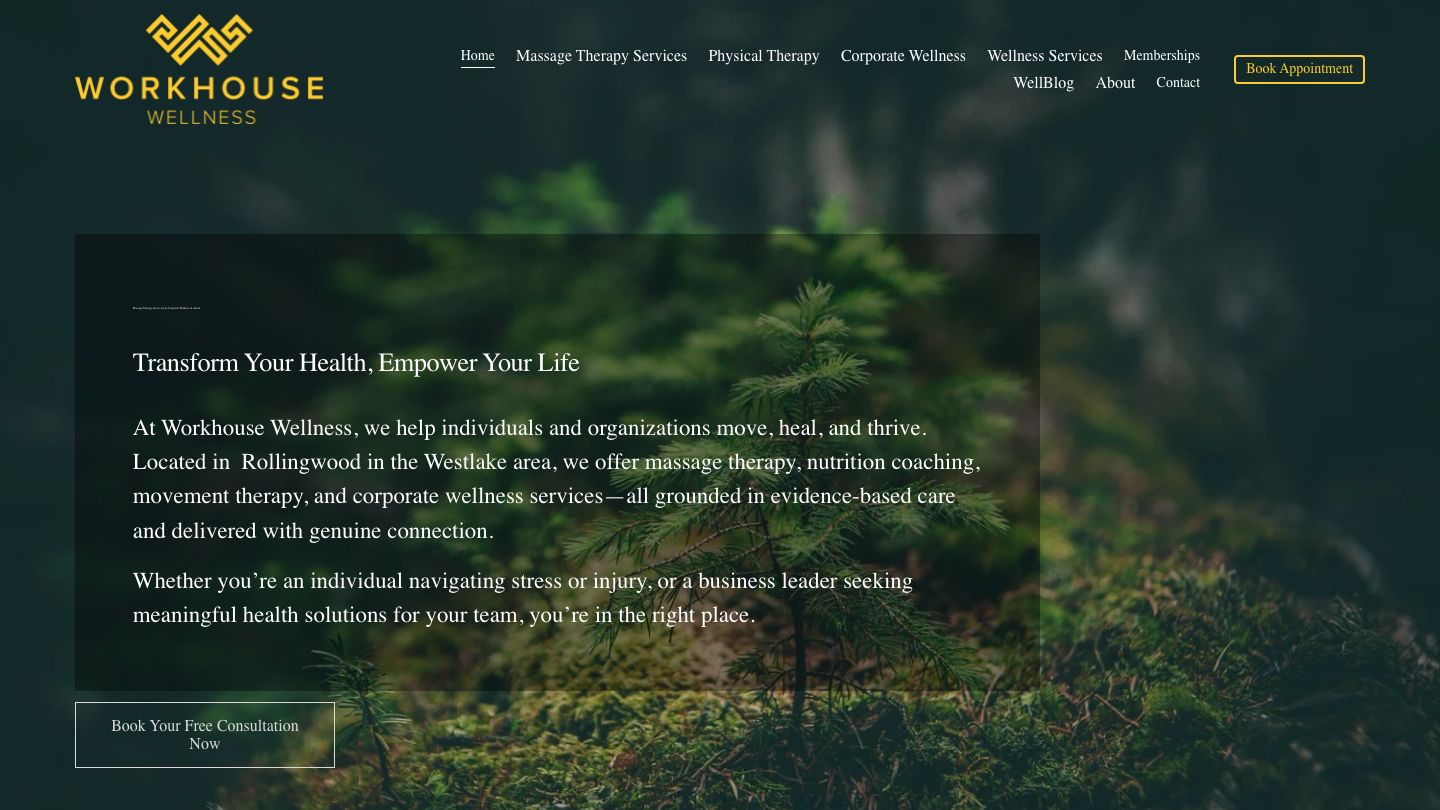 Workhouse Wellness | Massage Therapy & Corporate Wellness Programs