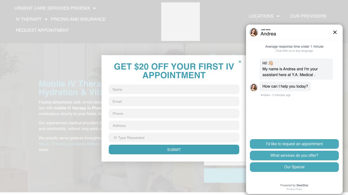 YA Medical Mobile IV Therapy - Phoenix