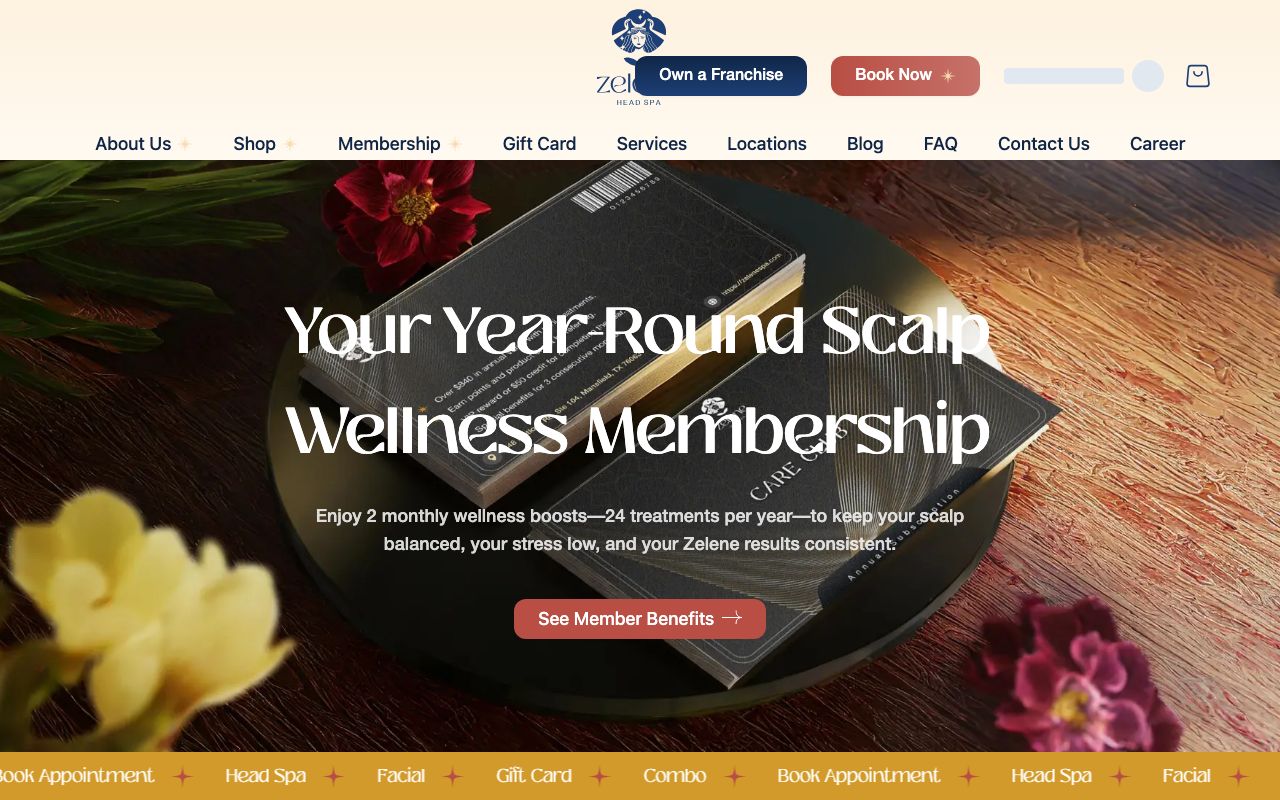 Zelene Head Spa Dallas West Village