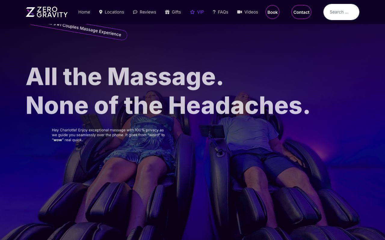 Zero Gravity Massage of Charlotte