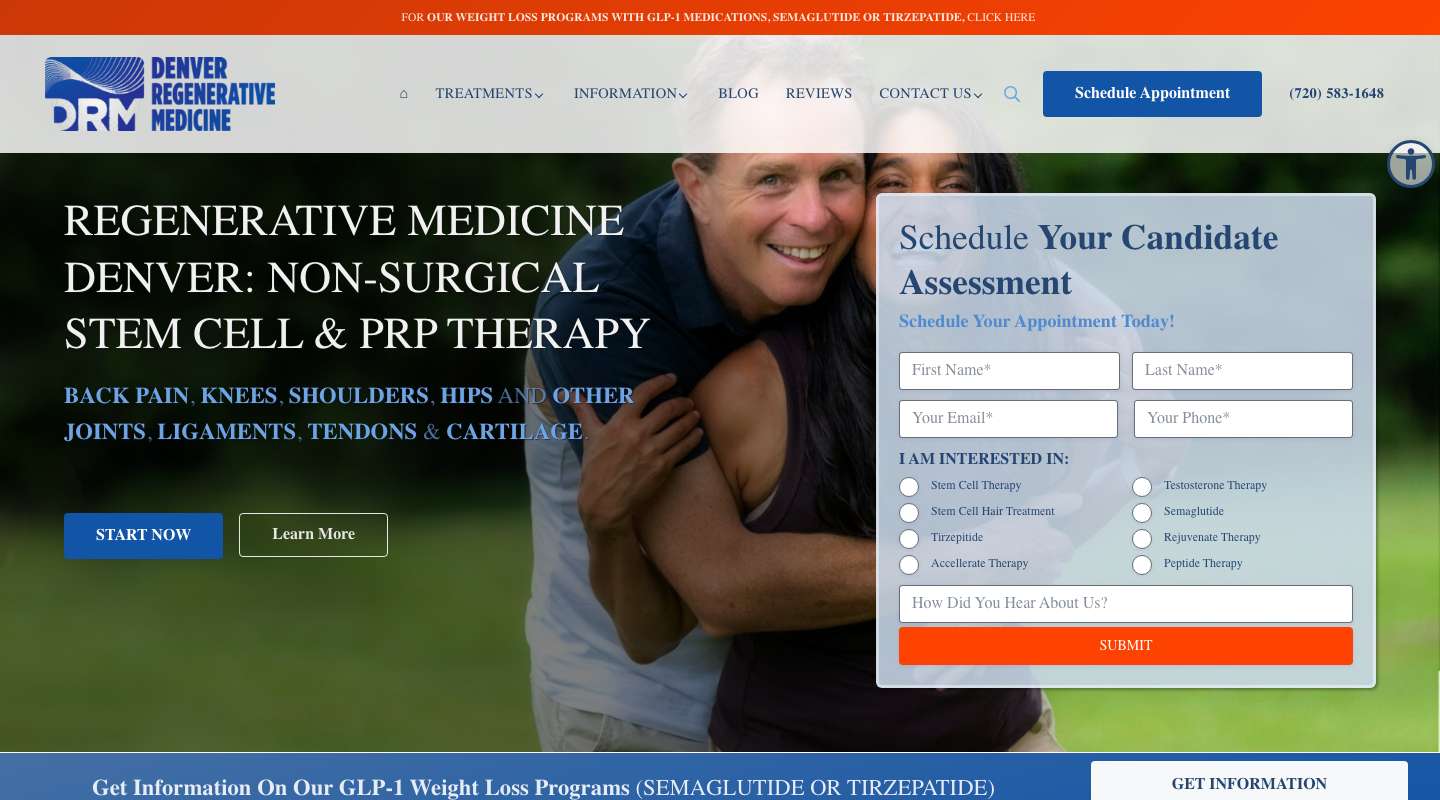 Denver Regenerative Medicine | Stem Cell Therapy, HRT, Testosterone Clinic