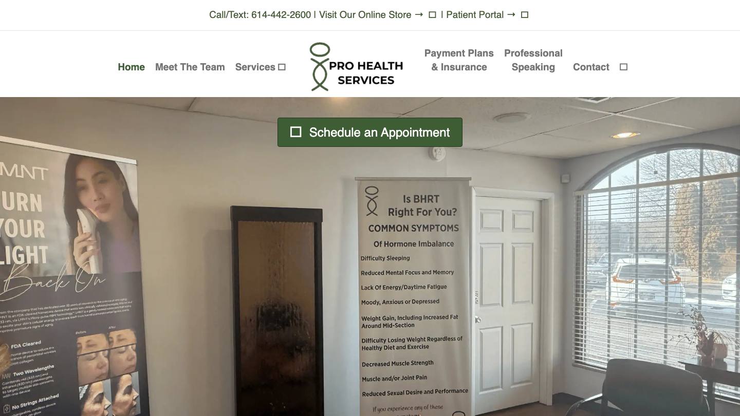 Pro Health Services - Columbus's Premier Weight Loss And Hormone Balancing Center