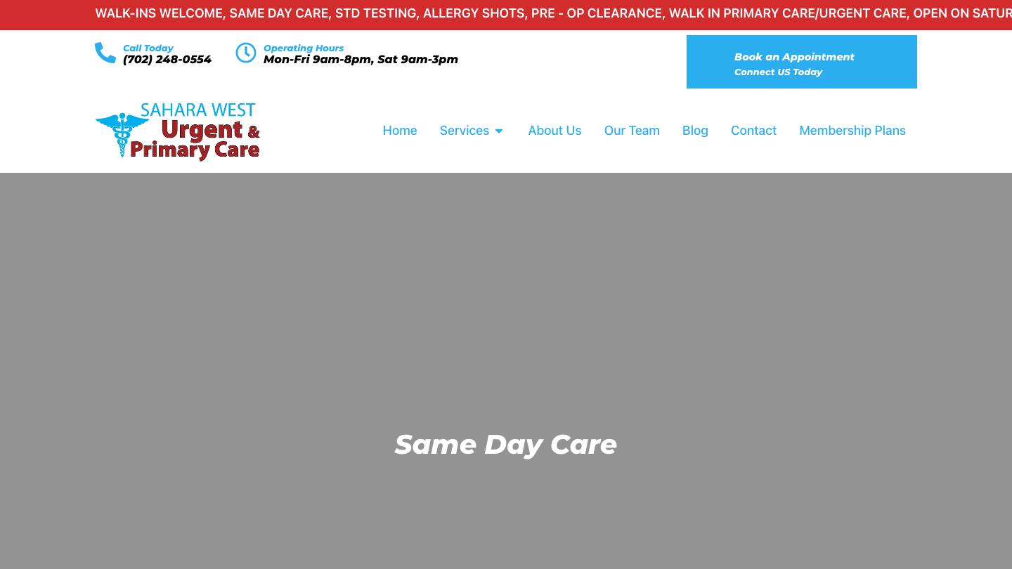 Sahara West Urgent Care & Wellness