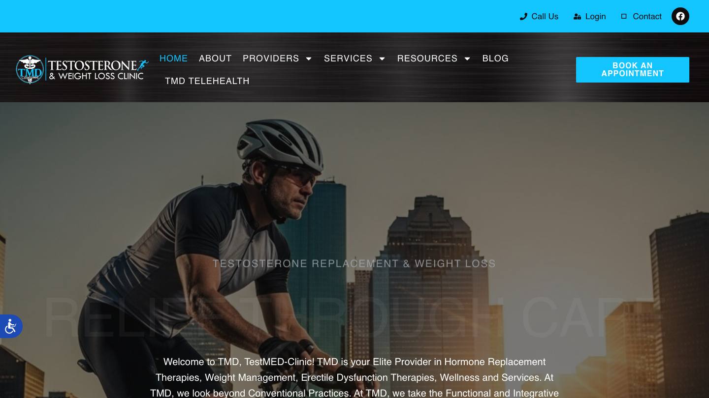 TMD CLINIC (TestMED): TESTOSTERONE REPLACEMENT & WEIGHT LOSS